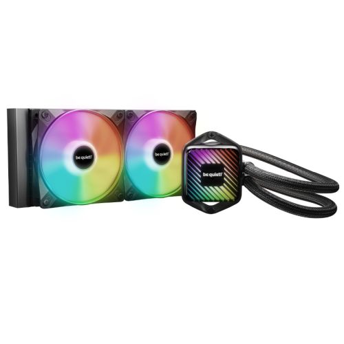 Be Quiet! Pure Loop 3 LX 240mm Liquid CPU Cooler, 2x Light Wings LX Daisy-chained PWM Fans, ARGB Cooling Block w/ 10 Lighting Foils, Black Be Quiet! Pure Loop 3 LX 240mm Liquid CPU Cooler, 2x Light Wings LX Daisy-chained PWM Fans, ARGB Cooling Block w/ 10 Lighting Foils, Black